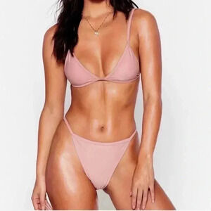 Nastygal bathing suit top + bottom​​